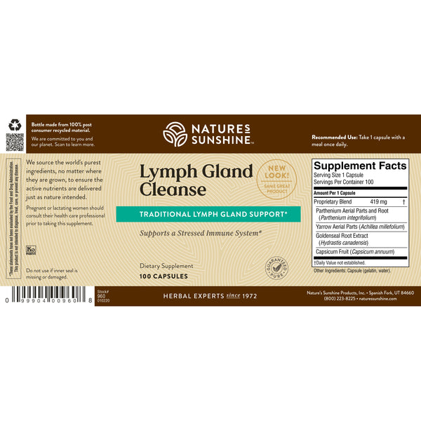 Lymph Gland Cleanse  (100 caps)*