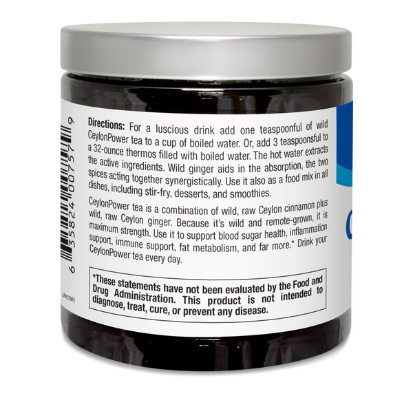Ceylon Power Tea 3.5 oz powder - Blood sugar & Immune Support