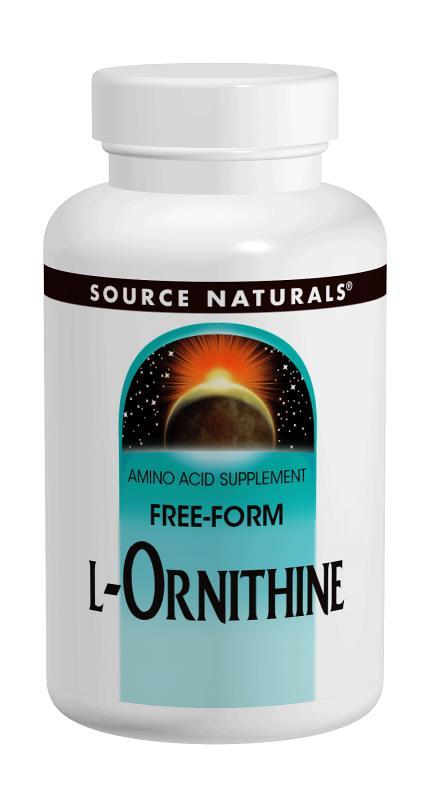 FREE FORM L-ORNITHINE (SOURCE NATURALS) 100 caps