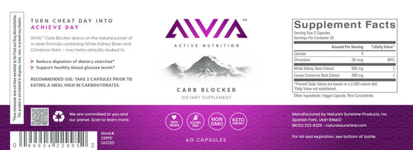 AIVIA Carb Blocker 60 capsules