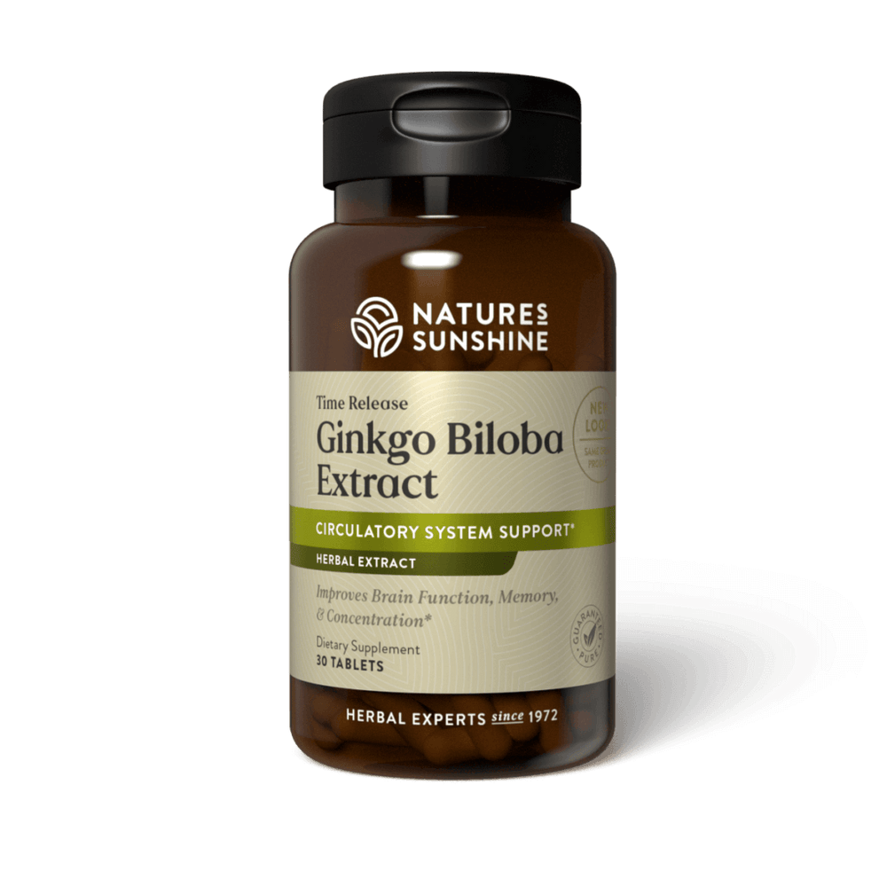Ginkgo Biloba Extract Time-Release (30 Tabs)