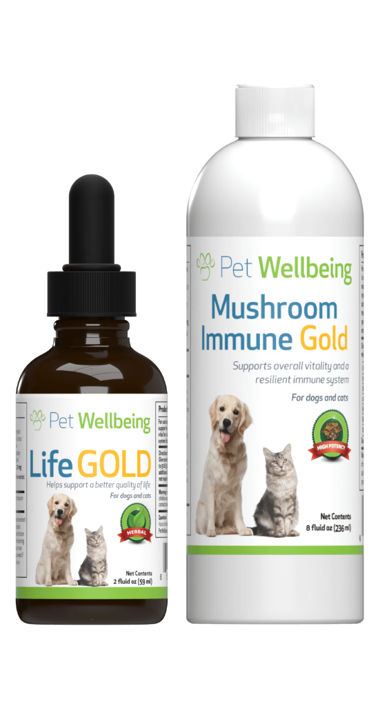 Value Pack Mushrooms Kit for cat Cancer(1 Mushroom Immune Gold+ 1 Life Gold )(Free shipping over $50 Order)