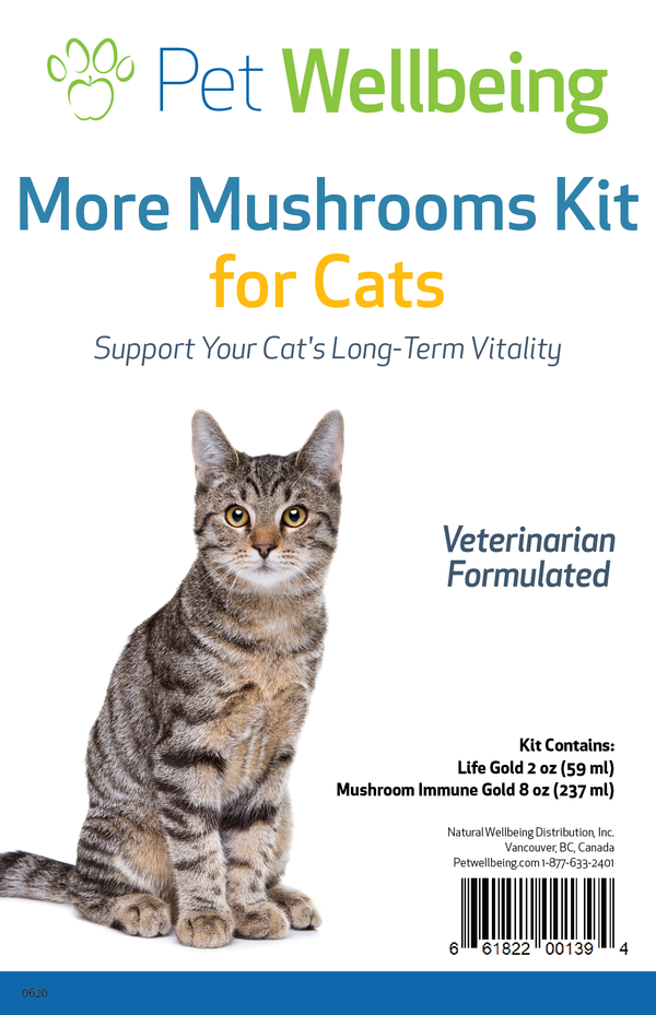 Value Pack Mushrooms Kit for cat Cancer(1 Mushroom Immune Gold+ 1 Life Gold )(Free shipping over $50 Order)