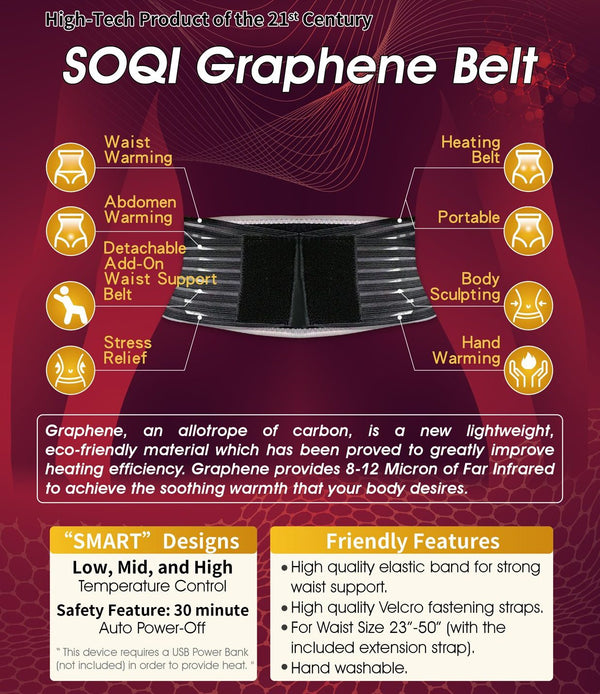SOQI Graphene Belt (Save $30 Till April 1st)
