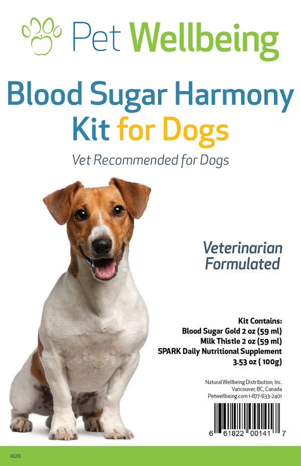 Value Pack Blood Sugar Kit for dogs Small size(1 Blood Sugar Gold+ 1 Milk Thistle+ 2 Daily Nutrition )(Free shipping over $50 Order)