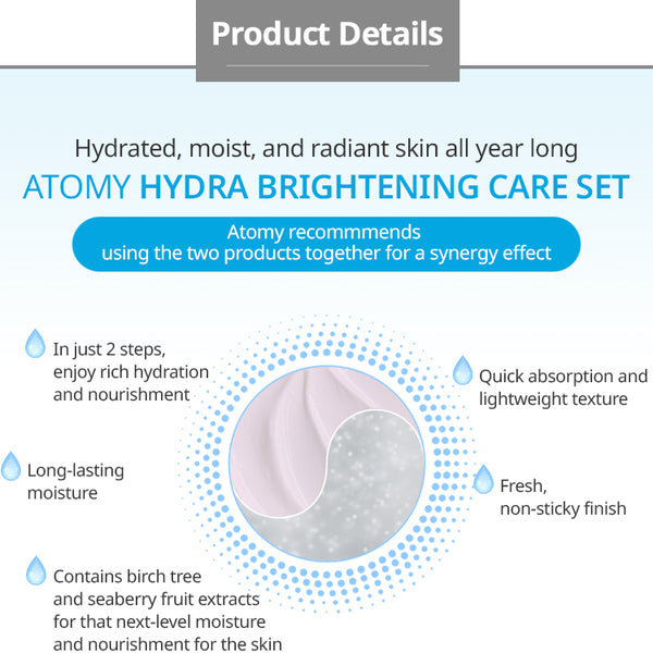 BEAUTY Atomy Hydra Brightening Care Set (Essence 130 ml, cream 60 ml)