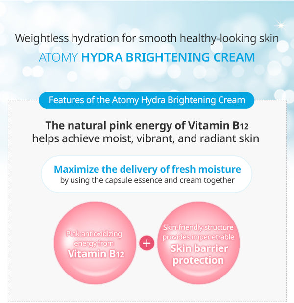 BEAUTY Atomy Hydra Brightening Care Set (Essence 130 ml, cream 60 ml)