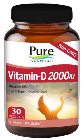 Vitamin D 2000iu (Pure Essence Labs) 30 Caps