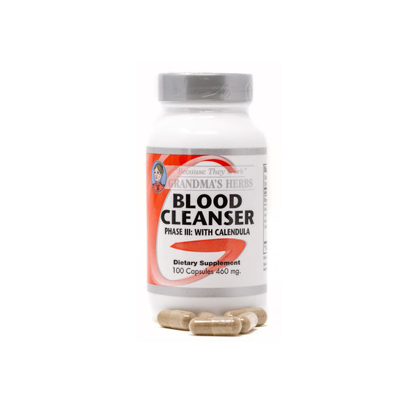 Blood Cleanser Phase III - 100 Capsules - 460 mg