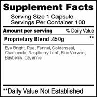 Bright Eyes 100 Capsules - 450 mg