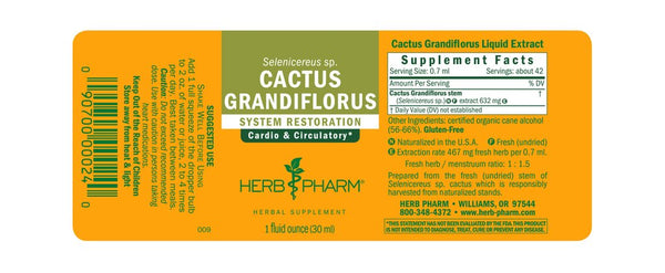 Cactus Grandiflorus - 1oz Herbal Extract