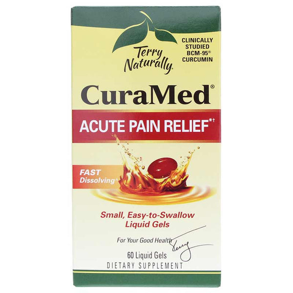 Terry Naturally CuraMed Acute Pain Relief 60 Liquid Gel Capsules