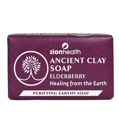 Ancient Clay Soap 6 oz Bar - Elderberry
