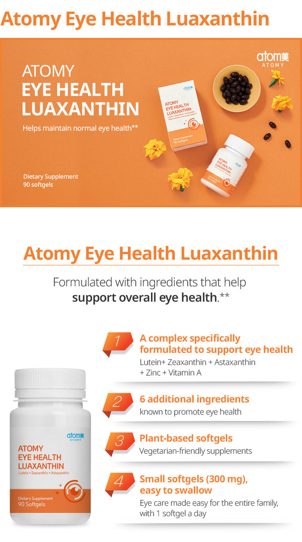 Eye Health Luaxanthin (90 Softgels)