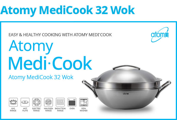 LIVING Medi Cook 32cm Wok 5.4L